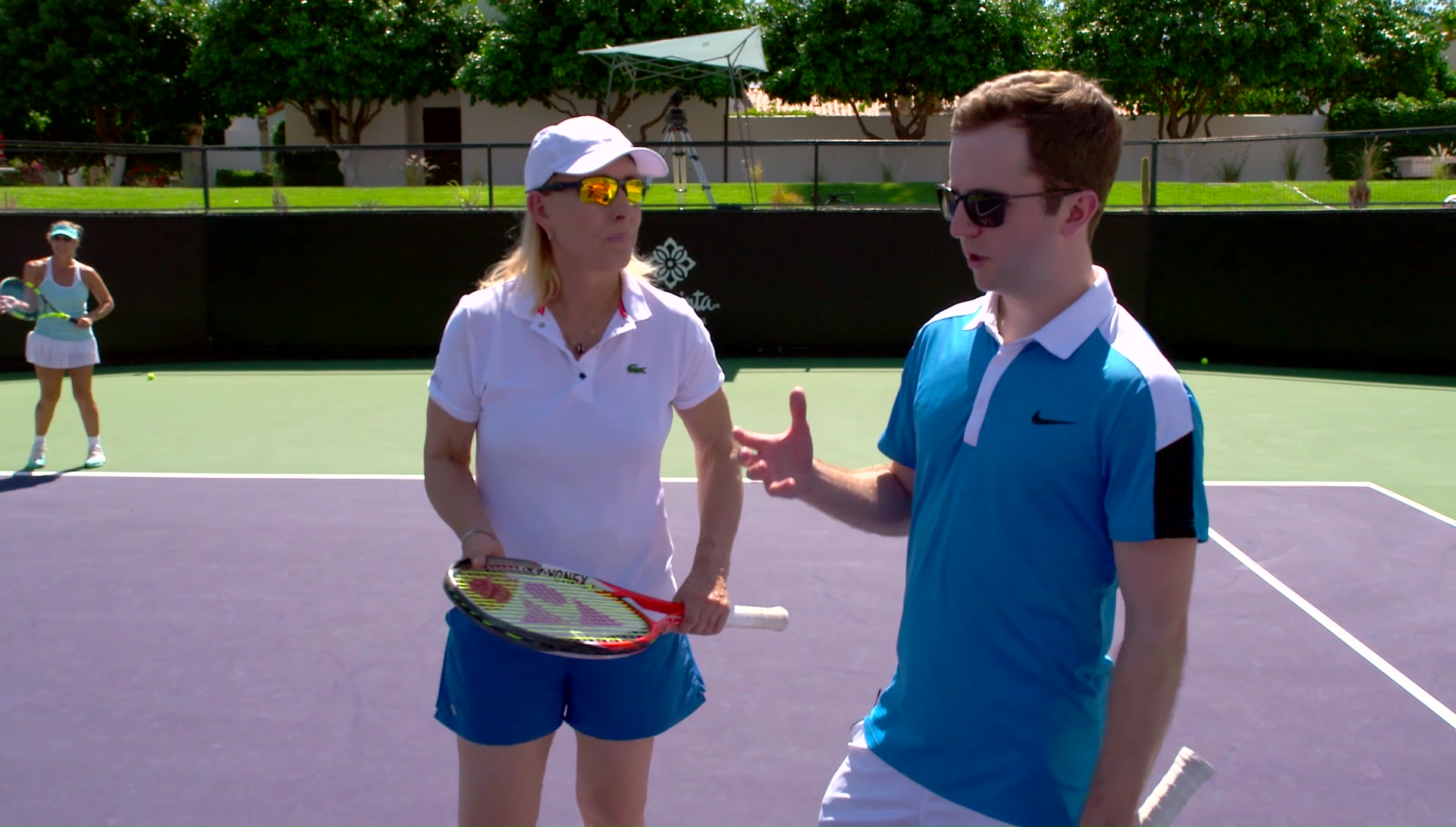 Martina Navratilova's "Hopeless Partner" Positioning Trick